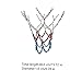 BIUDECO Practical Basketball Nets 12 Holes 3 Color Sound Chain Nets Basketball Accessory