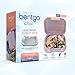 Bentgo Chill Max Leak-Proof XL Lunch Box - Included Ice Pack Keeps Food Cold; 5-Cup Capacity for Adults & Ages 8+, 3 or 4 Compartment Bento Box, BPA-Free, Dishwasher Safe (Lavender & Peach Blossom)