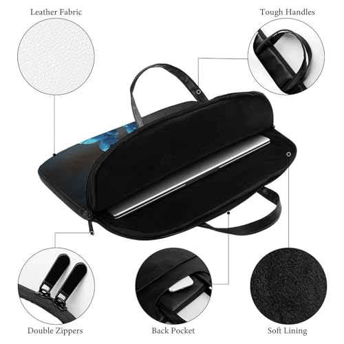 Bolso Porta Laptop Azul Impermeable 17 Pulgadas miniatura 3