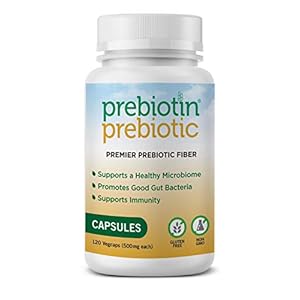 Prebiotin – Prebiotic Dietary Supplement Fiber Capsules – 120 Vegcaps – Professionally Formulated to Support Digestive…