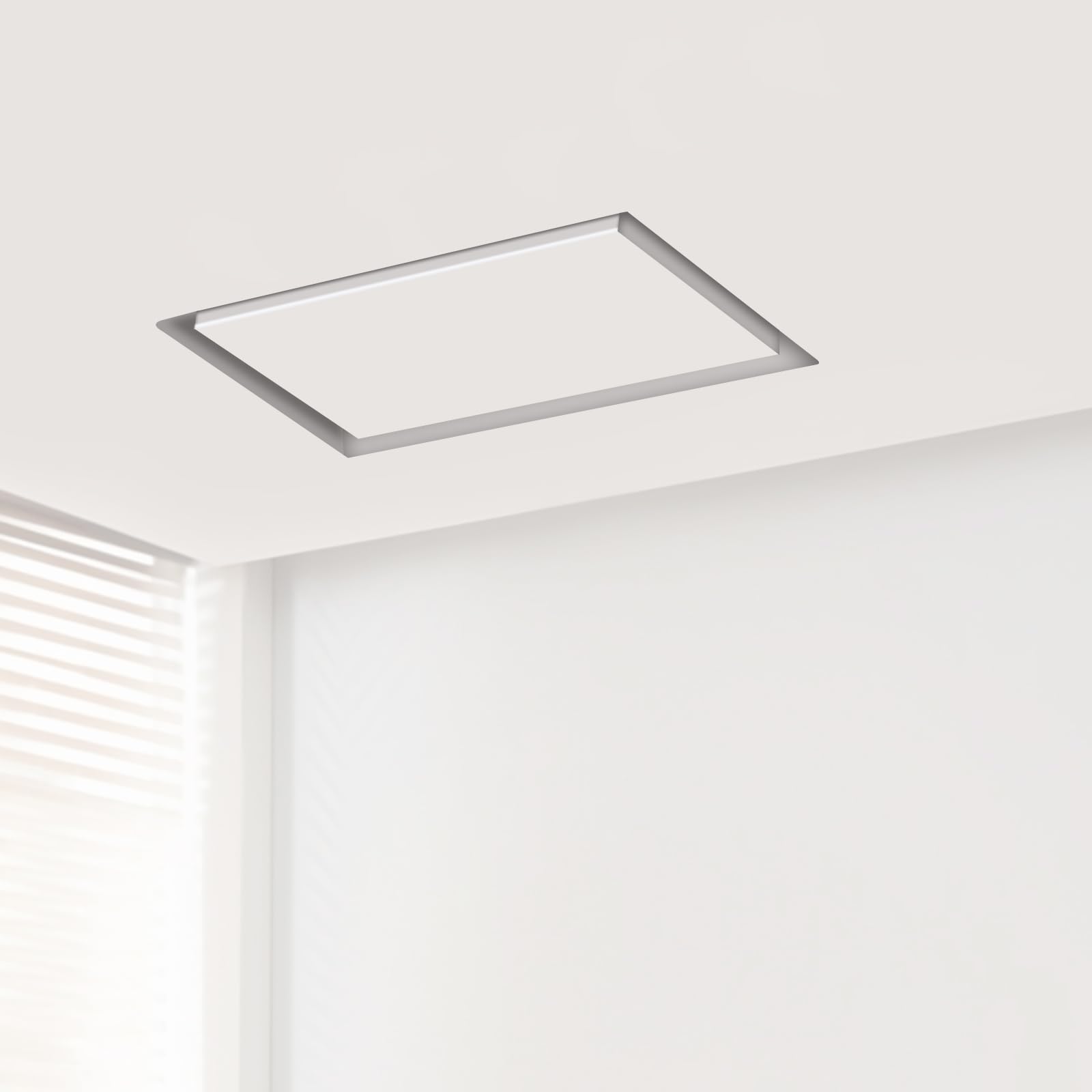 Cubierta de ventilación de pared sin amortiguador, 6 x 10 pulgadas, rejilla de registro de aire montada en la pared, fácil de instalar, pintable, color blanco