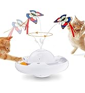 WIMAHA Interactive Cat Toys, Automatic Butterfly Cat Toy for Indoor Cats, Kitten Toys, Fluttering...
