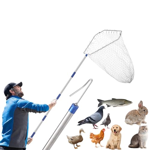 Chicken Catching Net ,Chicken Catcher Leg Hook , Extendable from 33