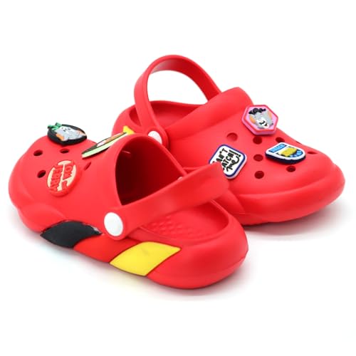 Image of SVAAR x Tom & Jerry Slingback Clog Shoes for Boys & Girls || Indoor & Outdoor Sandals Clogs for Kids with 6 Tom & Jerry Charms