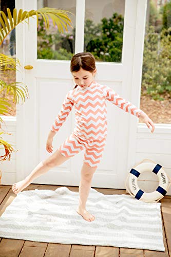 Image of VAENAIT BABY Girls Rash Guard Swimsuit UPF 50+ Long Sleeve Toddler Bathing Suit Ribbon Stawberry Floral Fruit for 2~8Years
