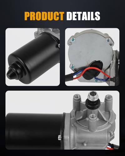 Image of ROADFAR Front Windshield Wiper Motor Compatible For 30NM Coast RH | Fit Motor W /S Wiper 30NM Coast RH|OEM:00076586|3 Pins
