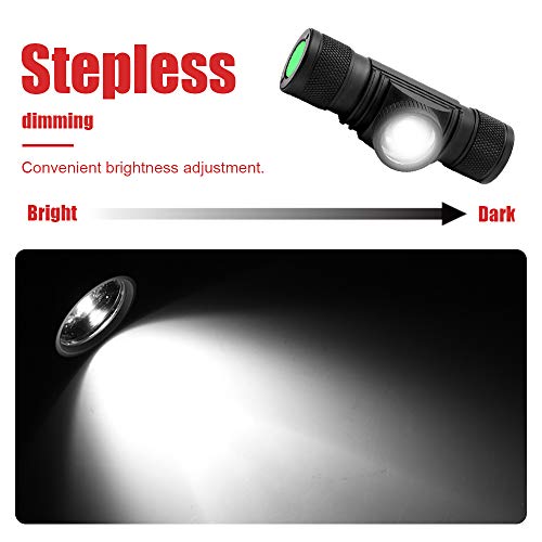 Pêche camping lampe de poche LED frontale étanche et projecteur de tête