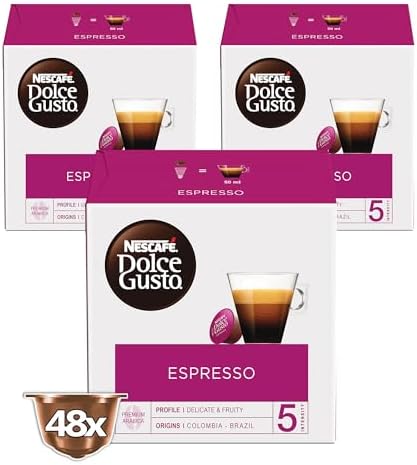 Nescafe Dolce Gusto Espresso Coffee, 48 Capsules, 48 Cups