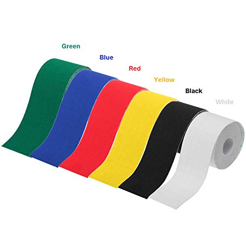 Bandagem muscular, Andoer 3 pacotes de bandagem para músculos atléticos de 5 m Fitas esportivas tera