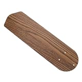 NIYANGLE Pala del Ventilatore da Soffitto in Plastica Finitura Effetto Legno Noce, Resistente e Flessibile, Forma Aerodinamica per Uso Interno e Spazi Silenziosi