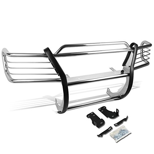 Image of DNA Motoring GRILL-G-030-SS Front Bumper Brush Grille Guard Compatible with 95-01 Explorer, 97-01 Mountaineer