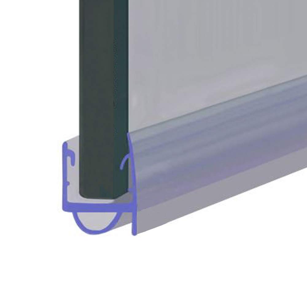 B&Q -  Shower Seal For Screens Doors Or PanelsFits 89 Or 10mm GlassSeals Gaps Up To 3mm1400mm LengthSeal054