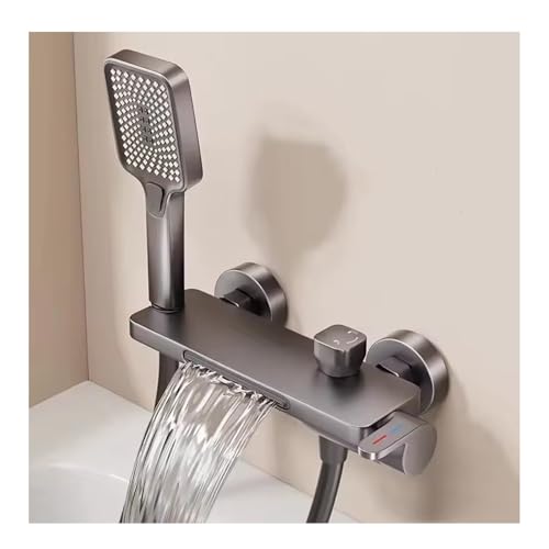 Glyyr S112987 Wasserfall Badewannenarmatur 3 Funktionen