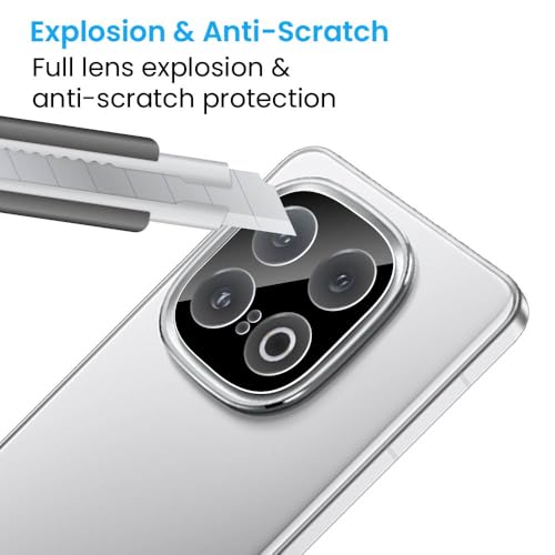 Image of FIRST MART Black Camera Lens Protector for iQOO 13 | 9H Tempered Glass, HD Clear, Scratch Resistant, Anti-Fingerprint, Case-Friendly | Pack of 1