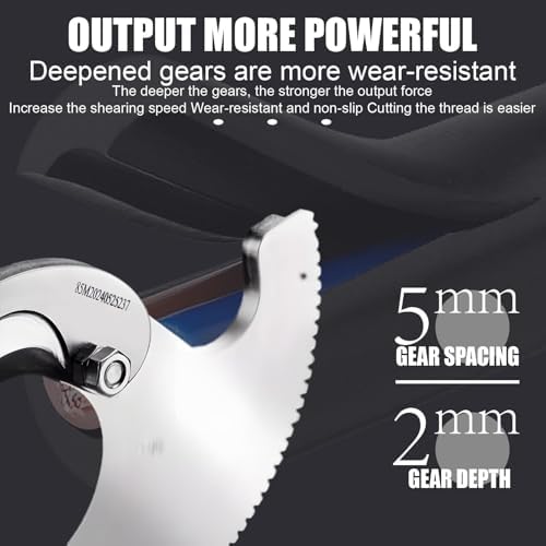 Battery-Powered Hydraulic Cable Cutter Tool, Rechargeable Ratchet Wire Cutter with Toolbox, Gear Type Cutter for Copper & Aluminum Cables (75mm) - Efficient Electric Wire Cutting Solution