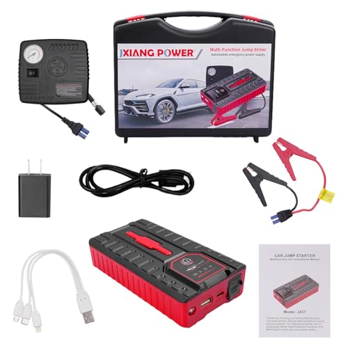 Paquete Jump Star'ter de batería de litio portátil para automóvil, paquete Jump Star'ter Pawer, cargador portátil Powerbank, refuerzo de batería de 12 V, cargador portátil estable e inteligente para a