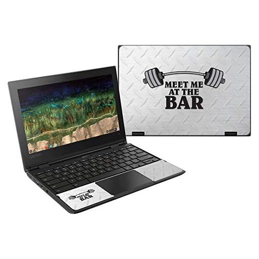 MightySkins Skin Compatible with Lenovo 500E Chromebook 11.6" (2018) - Meet Me at The Bar | Protective, Durable, and Unique Vinyl Wrap Cover | Easy to Apply, Remove | Made in The USA