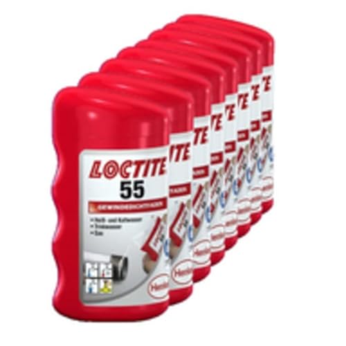 Preisvergleich Produktbild Gewindedichtfaden Loctite 55 (8x), Gewindeabdichtung Dichtfaden Gewindedichtung