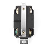 Conception : comprend une mise à la terre à 3 pôles et 4 fils, NEMA L14 20R, 125 250 V 20 A, une fiche de verrouillage