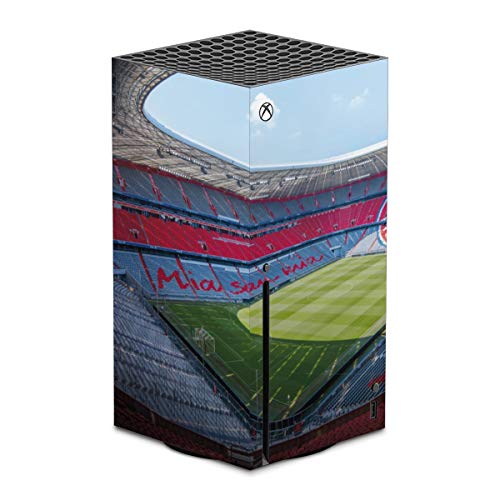 Skin kompatibel mit Microsoft Xbox Series X Folie Sticker FC Bayern München FCB Stadion