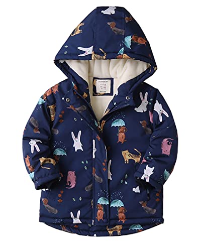 Image of Boys Girls Winter Outwear Coats, Kids Warm Outfits,Windproof Jacket for Toddler 1-8Y