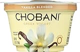Chobani Vanilla Blended Non Fat Greek Yogurt, 5.3 Ounce -- 12 per case