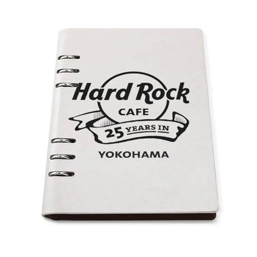 バインダーノート ハードロックカフェ ルーズリーフノート システム手帳 手帳 日記帳 メモ帳 6穴 A5サイズ PUレザー リフィル手帳 文房具 オフィス用品