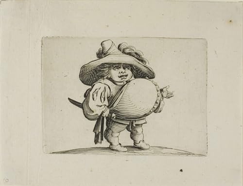 Tableau Jacques Callot l'Homme au gros ventre pour mur vide 60x90