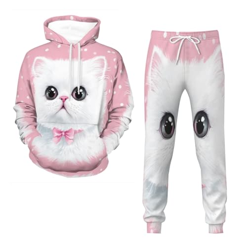 Survêtement à capuche homme pour le sport et le cocooning à la maison avec motif original