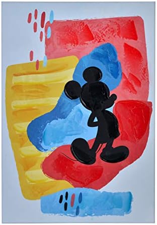Mickey Mouse Clubhouse Kids Canvas Wall Art Decor | Disney Movie & TV Show Room Artwork for Childrens Playroom or Baby Nursery | 13x19 Cute Painting Like Fan Art Poster for Boys & Girls Bedroom Walls