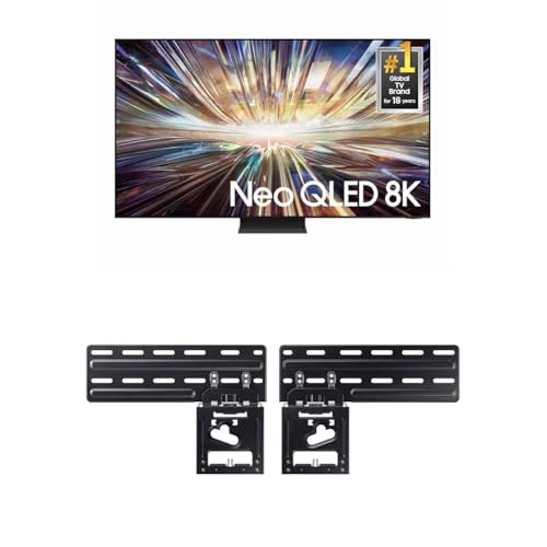Image of SAMSUNG 75-Inch Class QLED 8K QN800D Series Neo Quantum HDR Smart TV w /Dolby Atmos, Object Tracking Sound+, AI Motion Enhancer, (QN75QN800D, 2024 Model) Slim Fit TV Wall Mount, WMN-B50EB /ZA