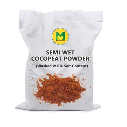 Image of MyOwnGarden Low EC COCOPEAT Powder (Without Salt Content) for Plants - Manure, Pack of 1Kg RootBoost Premium,Hydromax Low Salinity Cocopeat for Hydroponics & Gardening GreenBloom Organic