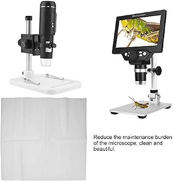 Microscope Dust Cover 480x490mm Protective Clear Plastic for Stereo Microscopes Lab Equipment Accessory