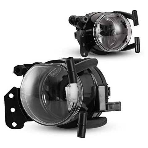 Fog Lights fit for 2004-2007 BMW E60/E61 5 Series/ 2003-2006 E46 3 Series (CPE/CPNV) (Fit for w/o M-package Models) 2PCS AUTOWIKI Cover