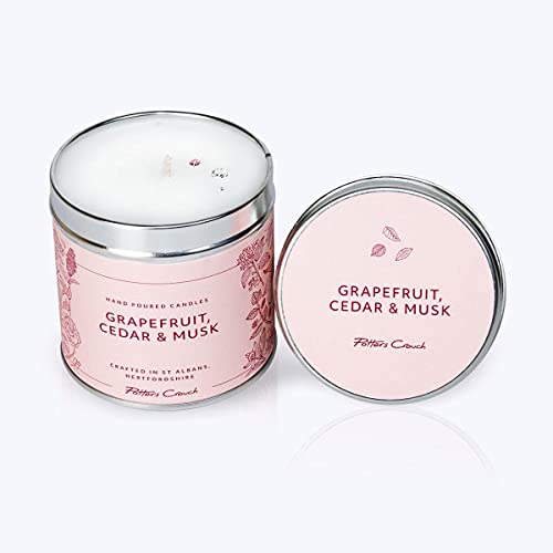 Potters Crouch - Grapefruit, Cedar & Musk Candle, Pink