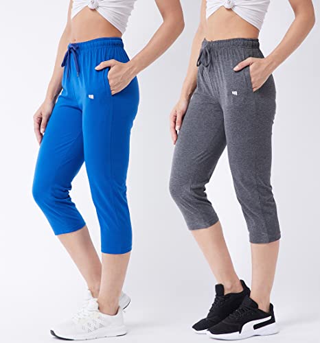 Image of Modeve Women Solid Cotton Blend Capri for summer|| Summer Wear