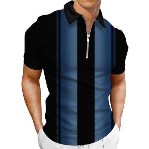 Polo grande taille homme ample avec poche-avant style décontracté