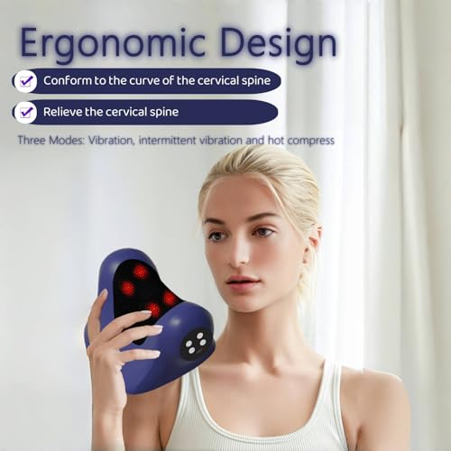 Aerovita Stellamist Neck Massager Pillow, Neck Traction Device, Portable Neck Stretcher with Heat, 3 Adjustable Modes Cervical Traction Device Suitable for Pain Relief by Aerovita - Used condition - Image 6