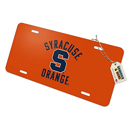 GRAPHICS & MORE Syracuse University Orange Novelty Metal Vanity Tag License Plate