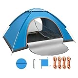 Pop-up-Zelte zum Campen – Automatisches Reisen für Familien, automatisches Camping und Reisen, wasserdicht, für 2-3 Personen, zum Angeln, Reisen, Wandern,