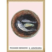 Amazon.co.jp: ポスター パブロ ピカソ Stilllife with 3 fish