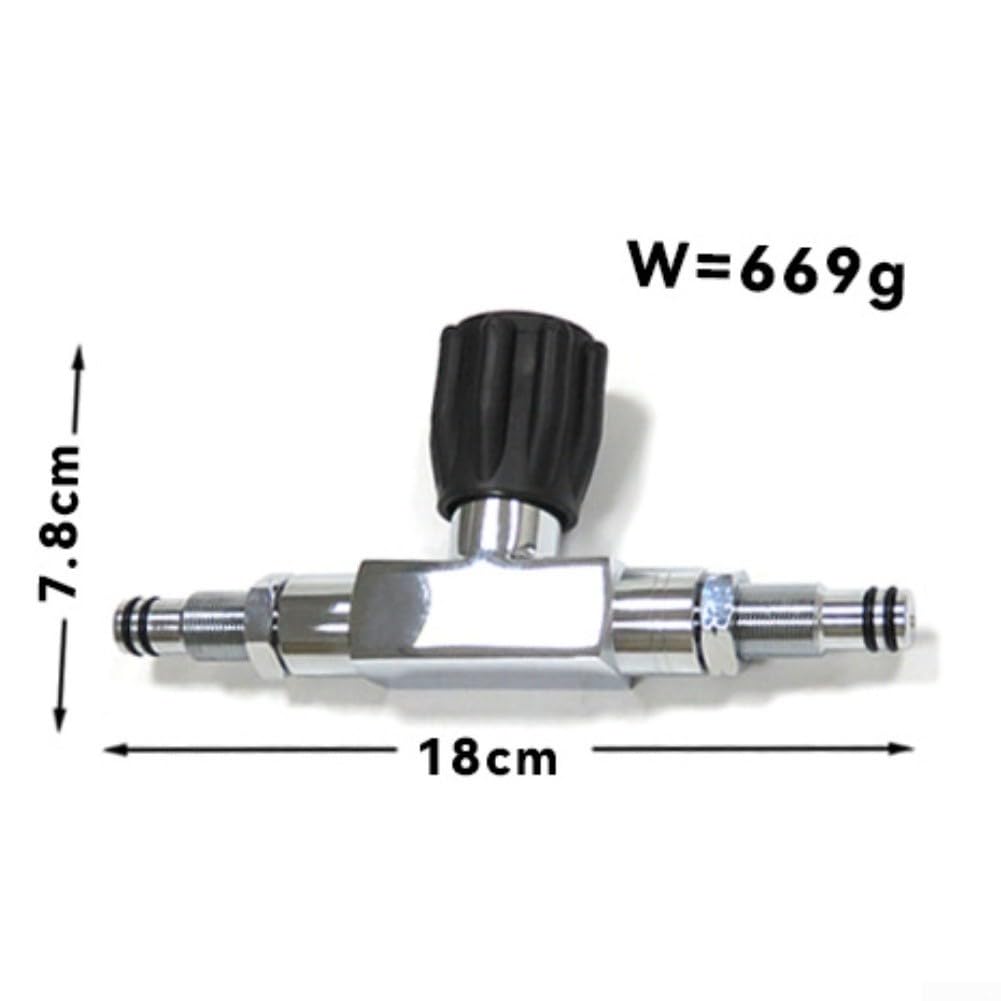 Valvola Sinistra/Destra per Attrezzatura Sub 3500PSI Robusta