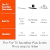 Amazon Fire TV Soundbar Plus con subwoofer (modelo más reciente), canal 3.1, Dolby Atmos, DTS:X, diálogo claro 6
