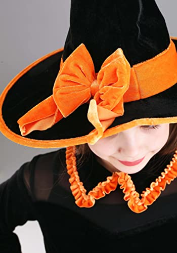 Disfraz de Bruja Creativa para Niñas Color Naranja miniatura 6
