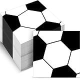 50 Pcs Soccer Party Supplies Soccer Birthday Party Napkins Disposable Paper Napkins Sport Theme Part