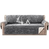 Sofa Slipcover 100% Waterproof Sofa Cover Couch Cover Premium Velvet Classic Flower Pattern...