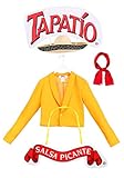Fun Costumes Men's Adult Yellow Tapatio Man Halloween Costume, Hot Sauce Mascot (Large)