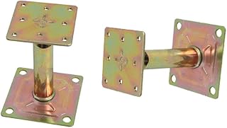 Adjustable Base Plates Brackets Post Holders, Lokatall 2 Pac