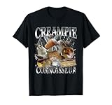 Creampie Connoisseur Funny Cat Meme Inappropriate Adult T-Shirt