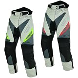 PROFIRST Motorbike Trouser Motorcycle Waterproof Removable Corduroy Textile Long Pants Armor (as1, Waist, Numeric_44, Regular, Green, Regular)